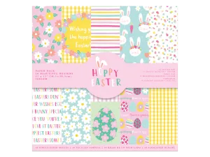 12x12" Paper Pack - Hoppy Easter- 30pk - Violet Studios