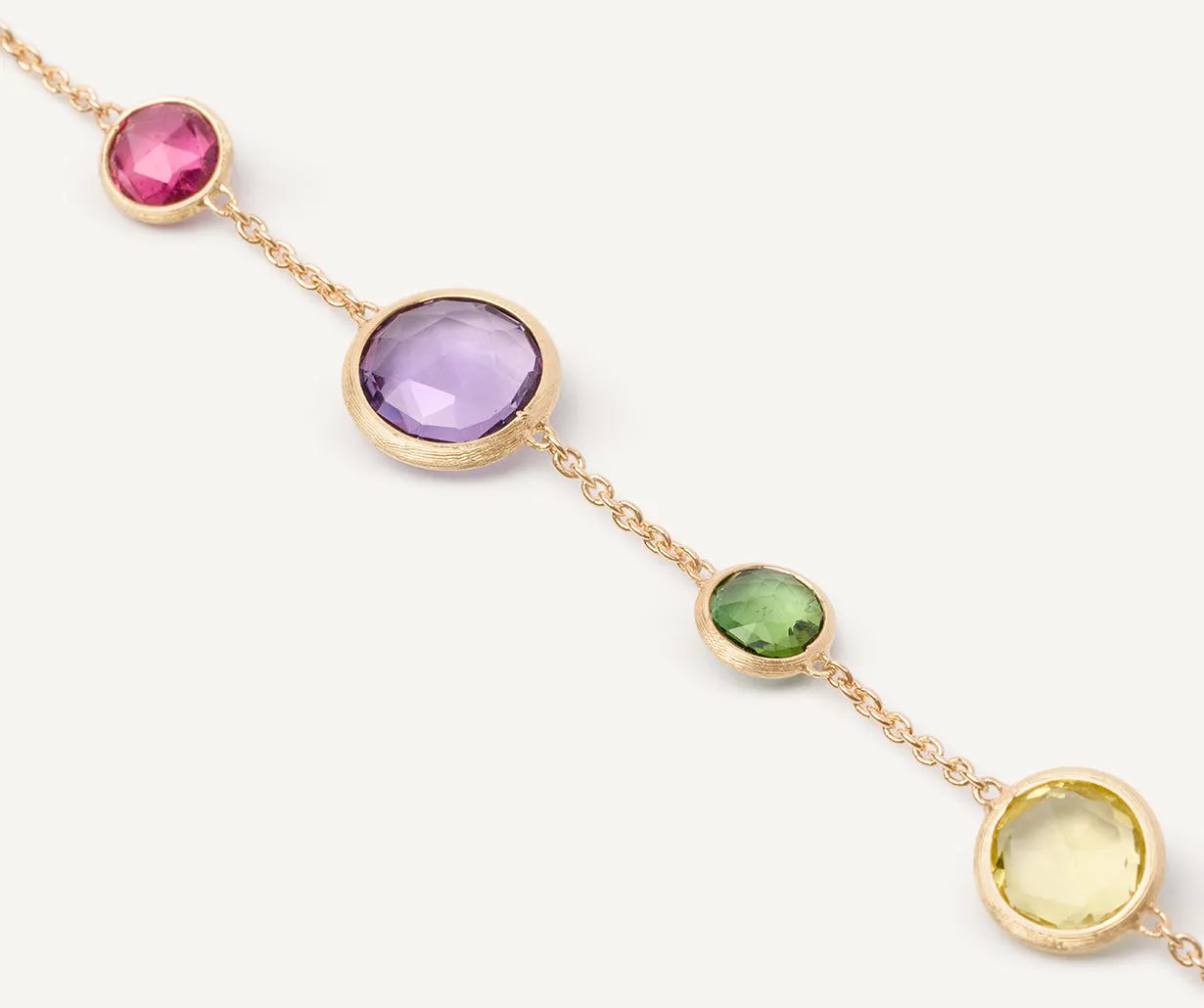 18K Yellow Gold Gemstone Bracelet