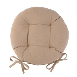 40cm Round Cotton Garden Seat Pad - By Harbour Housewares