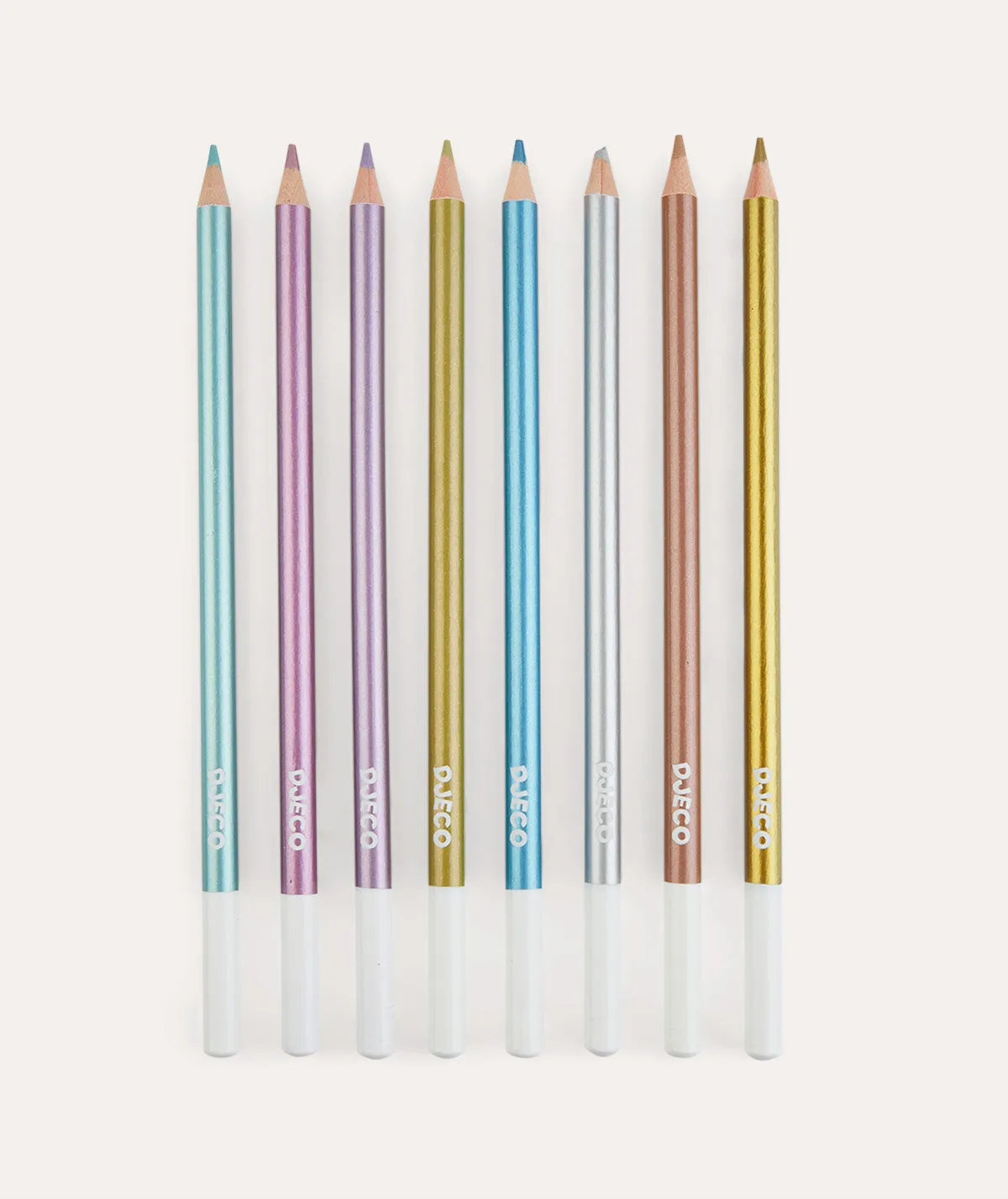 8 Metallic Pencils - Multi