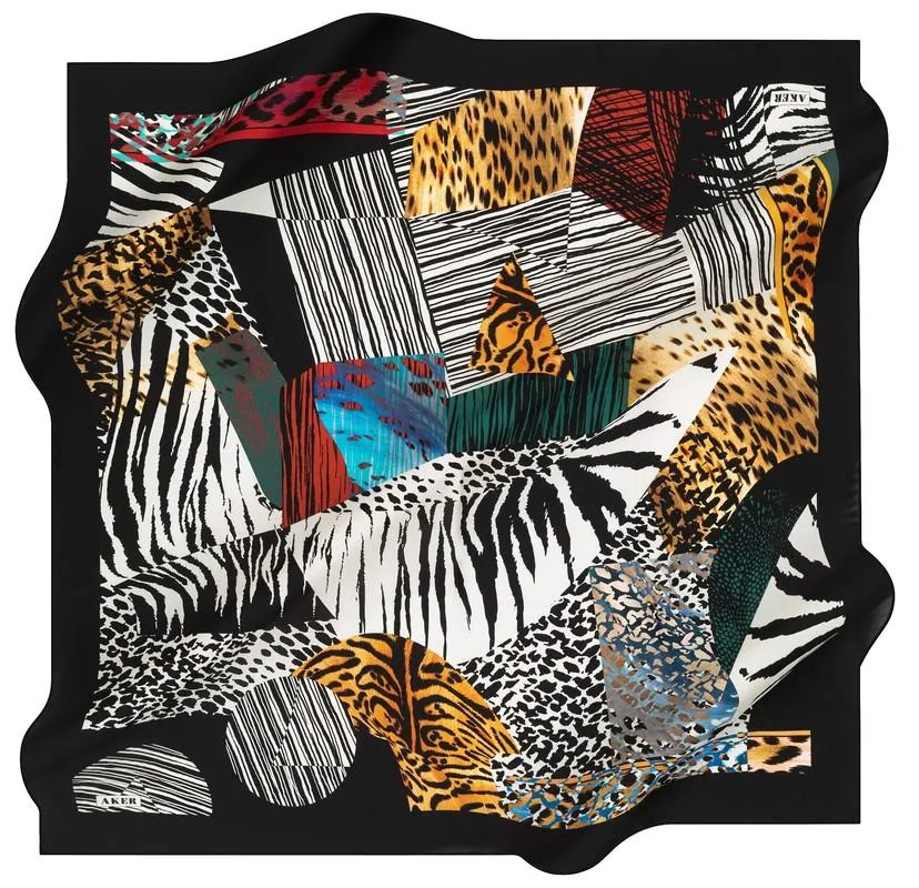 Aker Maldives Stunning Silk Scarf No. 12