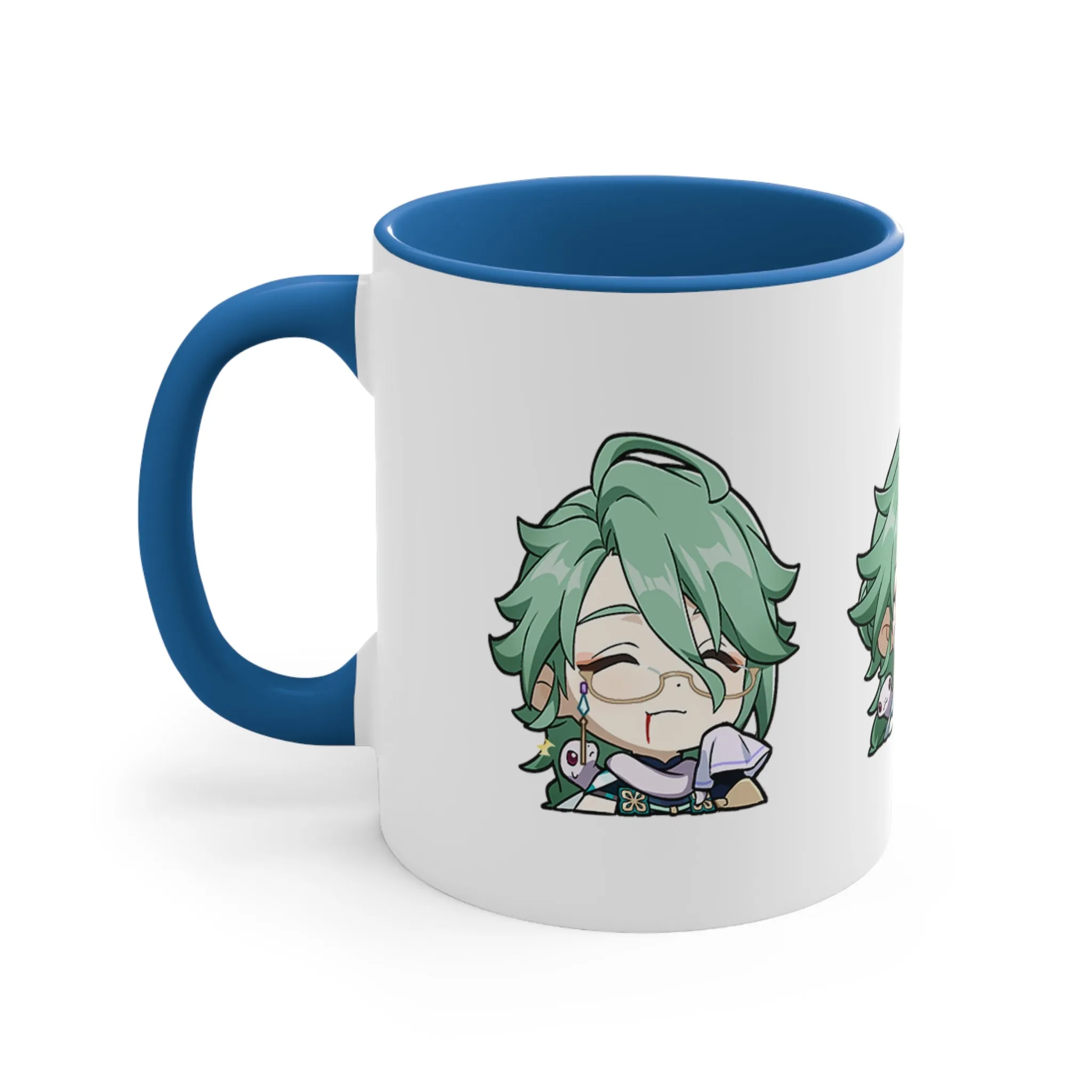 Baizhu Genshin Impact Accent Coffee Mug, 11oz Cups Mugs Cup Gift For Gamer Gifts Game Anime Fanart Fan Birthday Valentine's Christmas