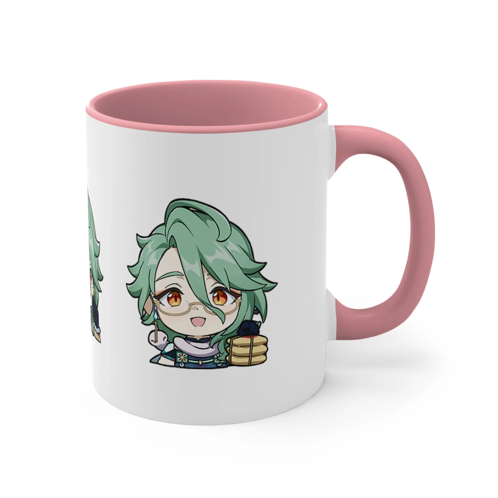 Baizhu Genshin Impact Accent Coffee Mug, 11oz Cups Mugs Cup Gift For Gamer Gifts Game Anime Fanart Fan Birthday Valentine's Christmas