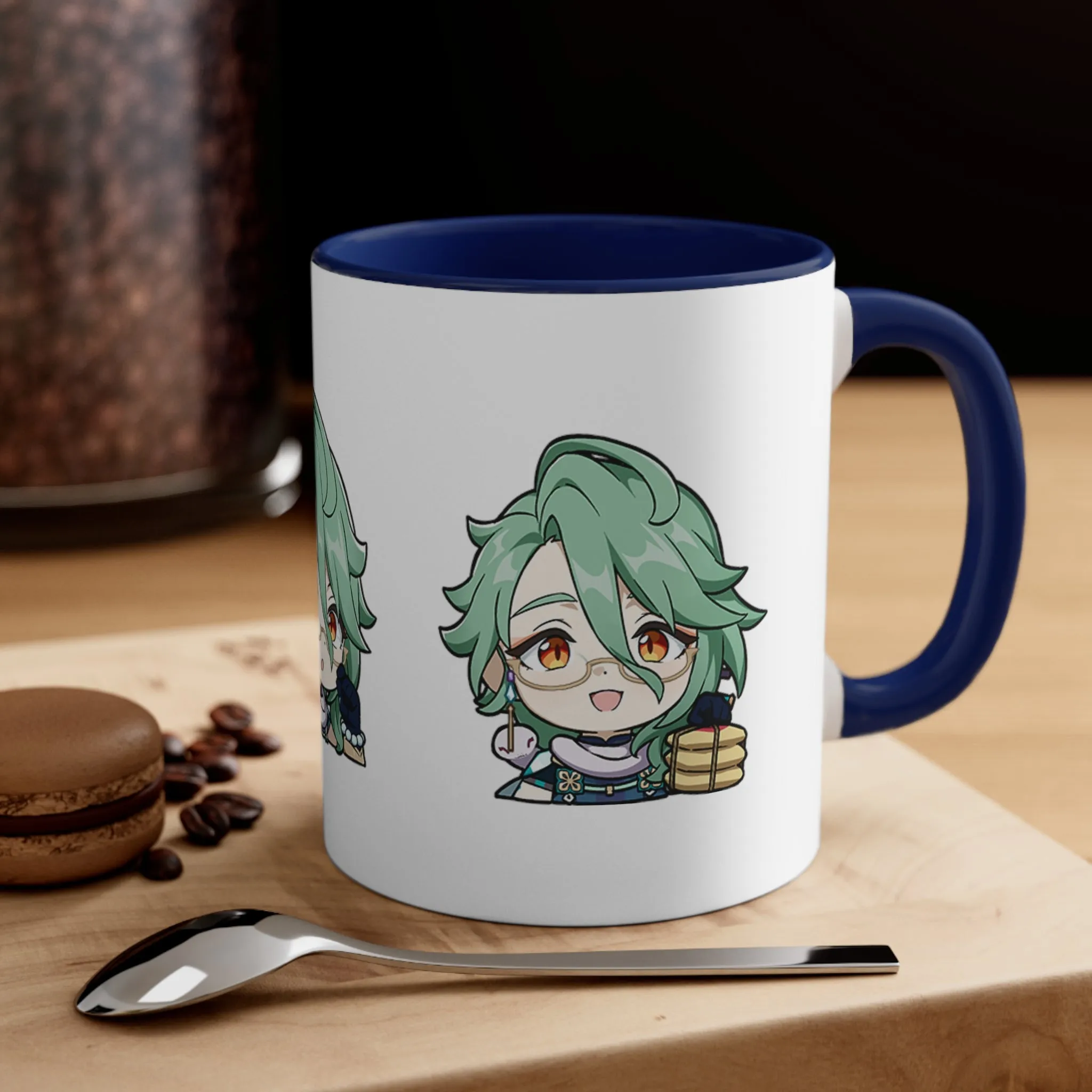 Baizhu Genshin Impact Accent Coffee Mug, 11oz Cups Mugs Cup Gift For Gamer Gifts Game Anime Fanart Fan Birthday Valentine's Christmas