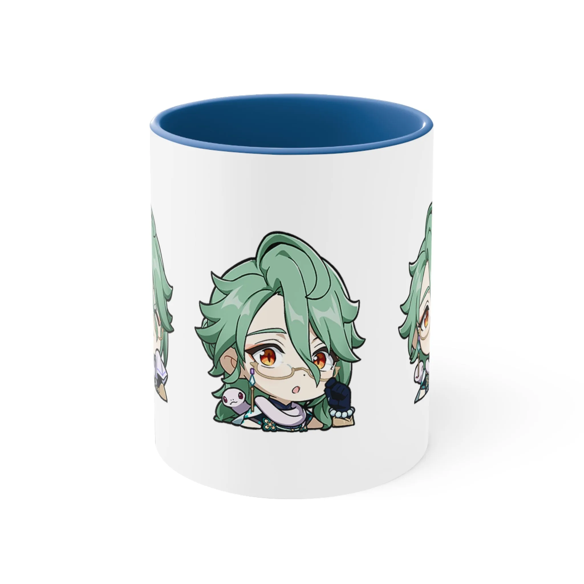 Baizhu Genshin Impact Accent Coffee Mug, 11oz Cups Mugs Cup Gift For Gamer Gifts Game Anime Fanart Fan Birthday Valentine's Christmas