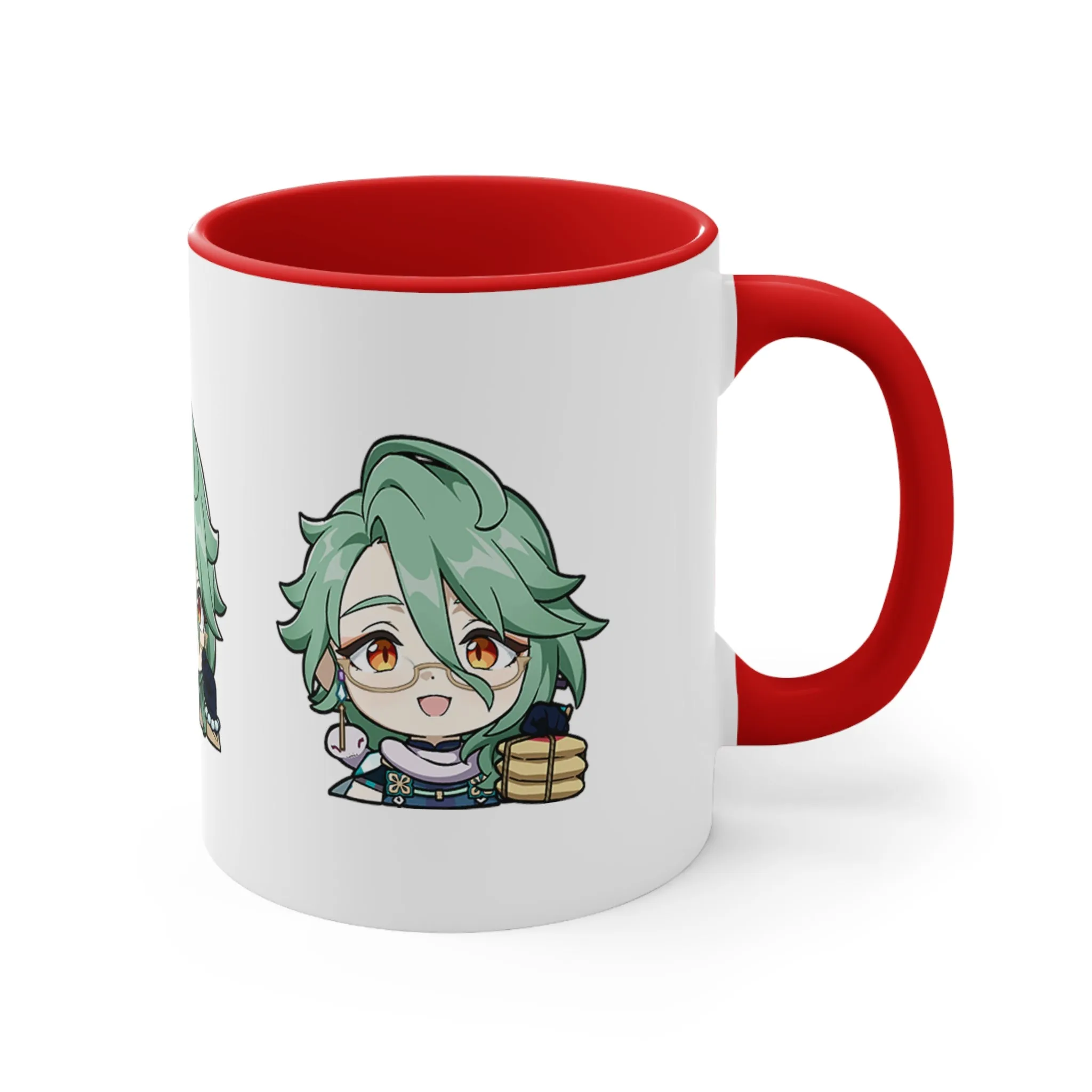 Baizhu Genshin Impact Accent Coffee Mug, 11oz Cups Mugs Cup Gift For Gamer Gifts Game Anime Fanart Fan Birthday Valentine's Christmas