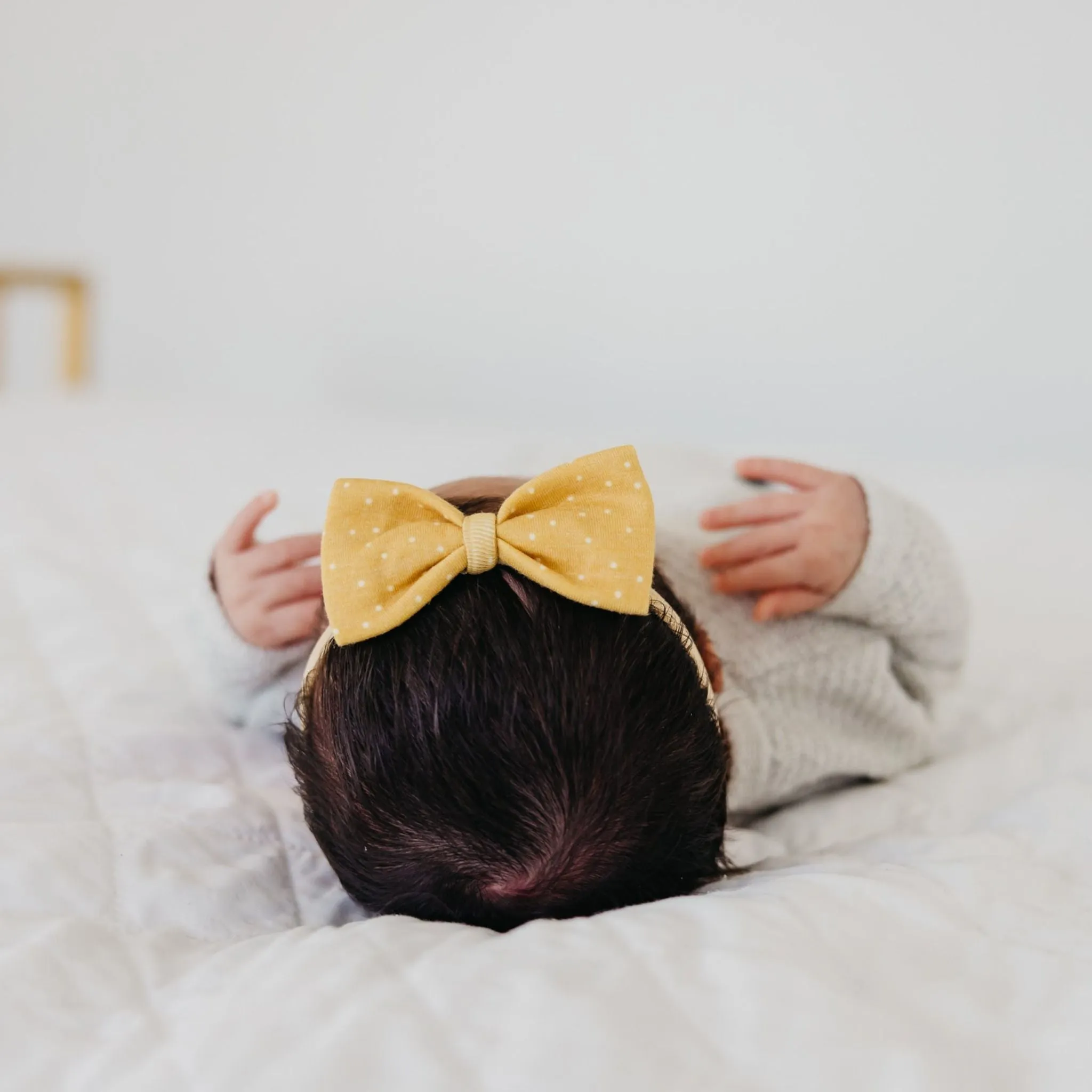 Bowtie Nylon Bow - Marigold