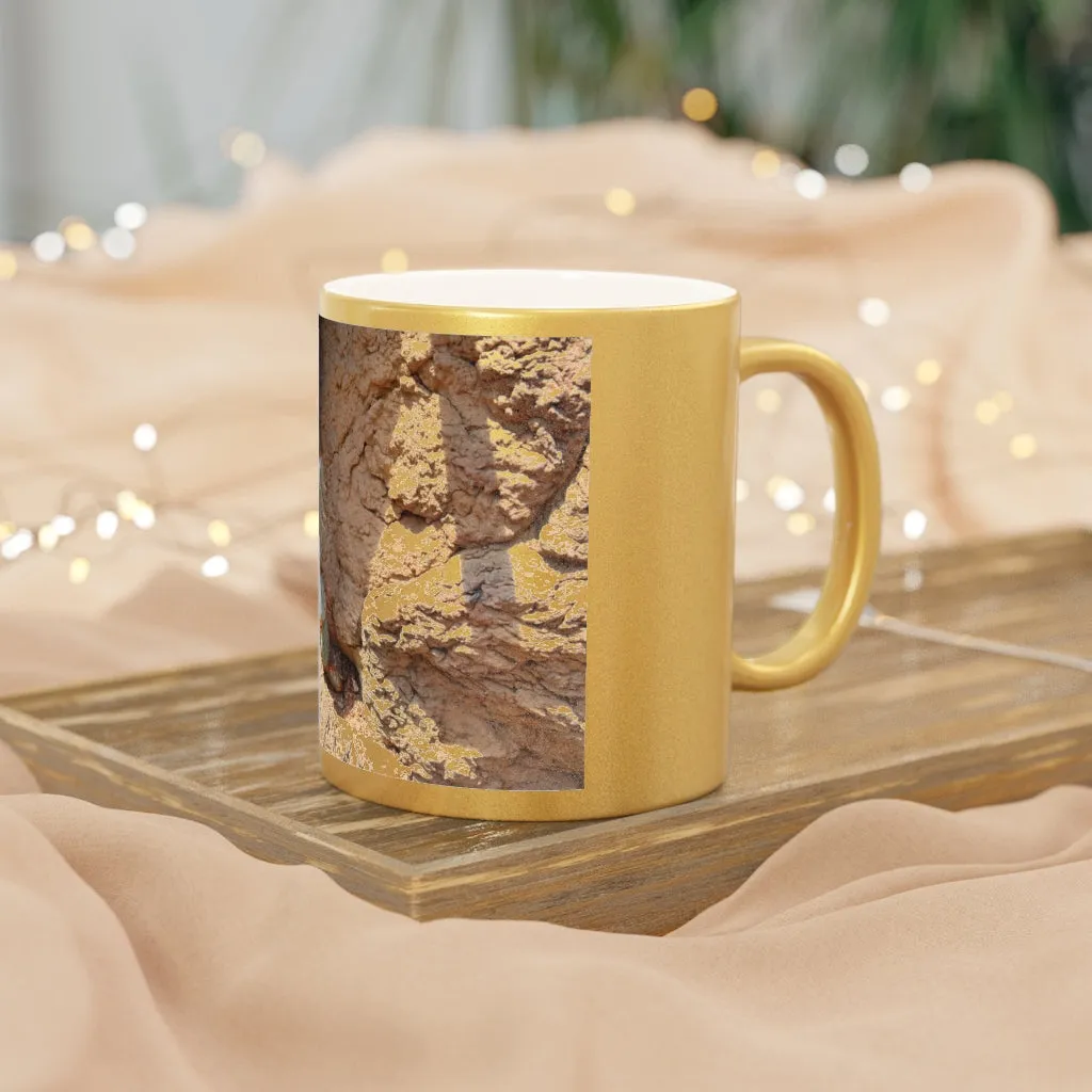 Cactus Metallic Mug (Silver / Gold)