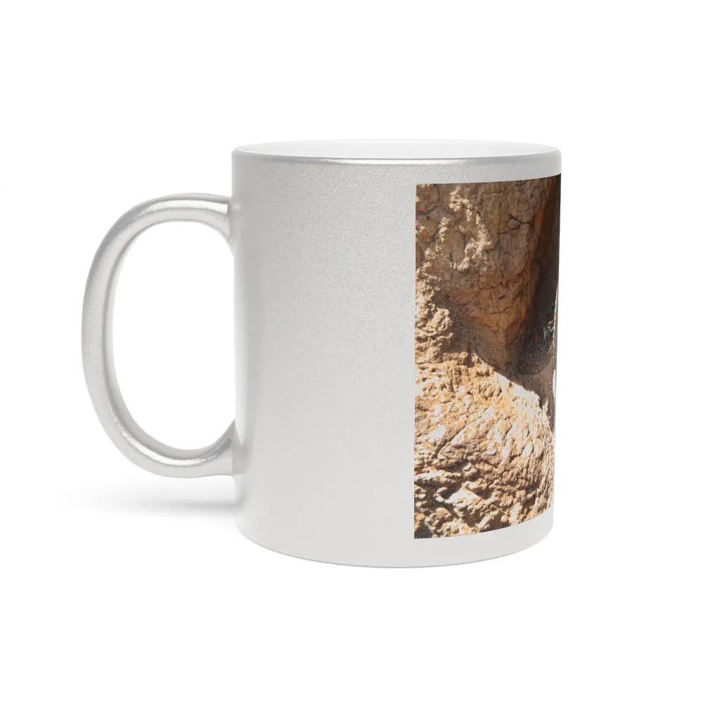 Cactus Metallic Mug (Silver / Gold)