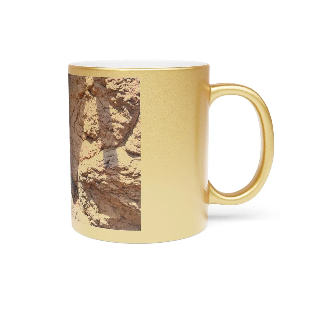 Cactus Metallic Mug (Silver / Gold)