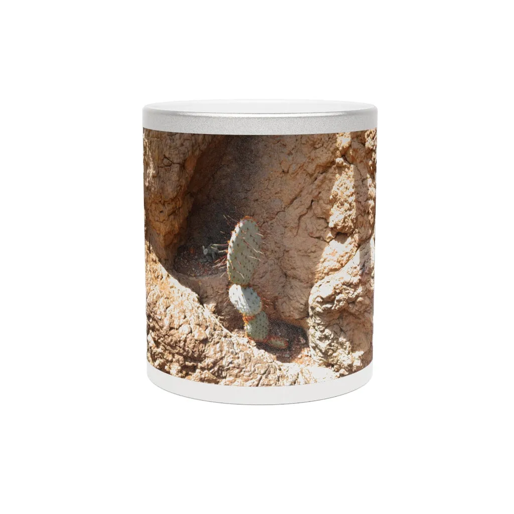 Cactus Metallic Mug (Silver / Gold)