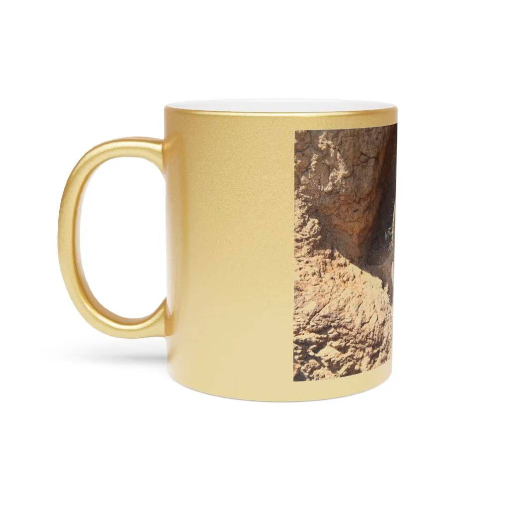 Cactus Metallic Mug (Silver / Gold)