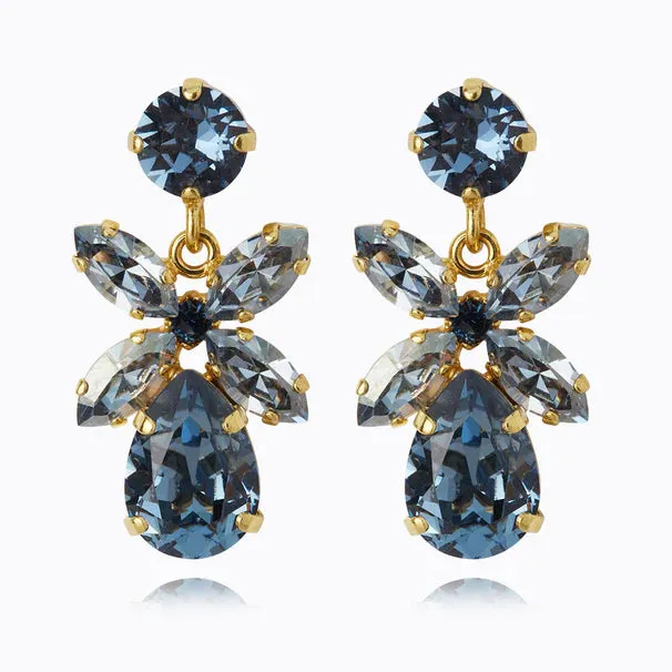 Caroline Svedbom Blue Mini Dione Earrings