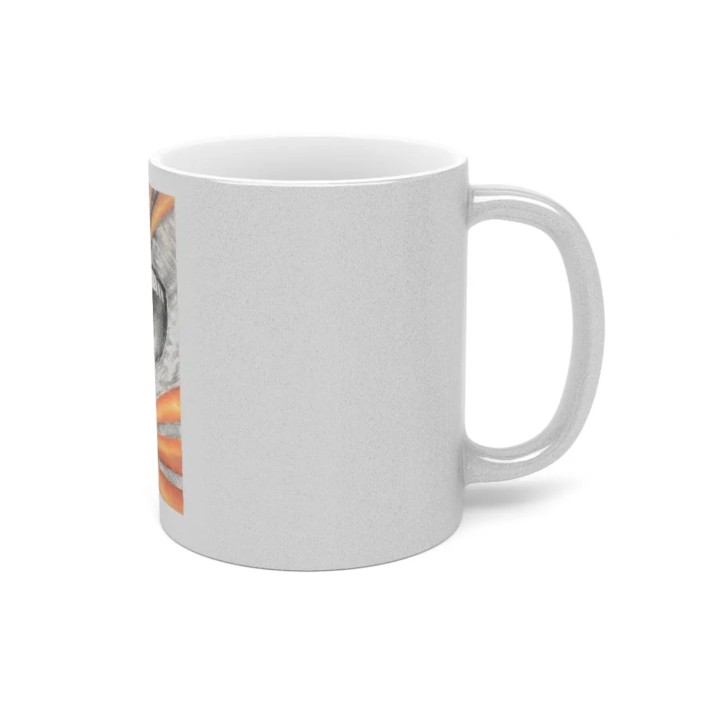 Cat Ray's Metallic Mug (Silver / Gold)