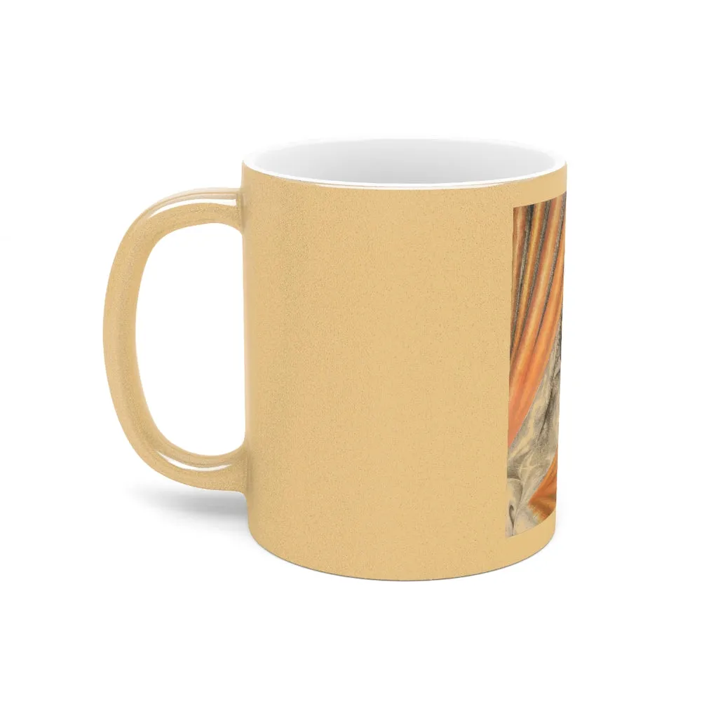 Cat Ray's Metallic Mug (Silver / Gold)