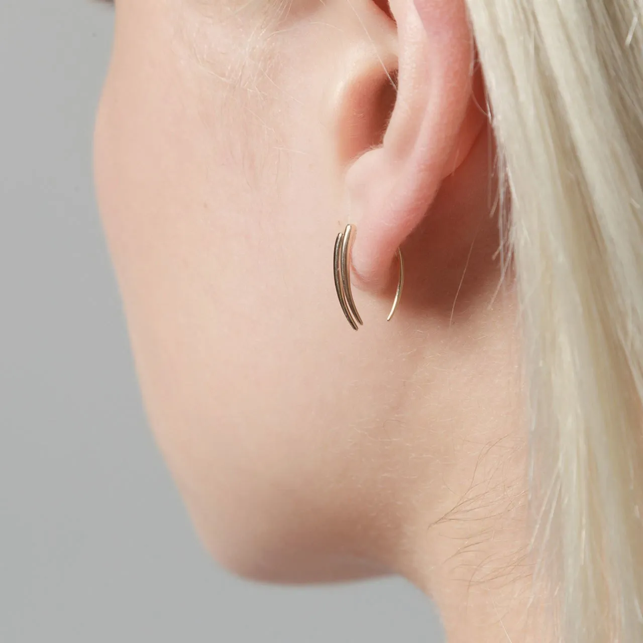 Classic Infinite Tusk Earrings