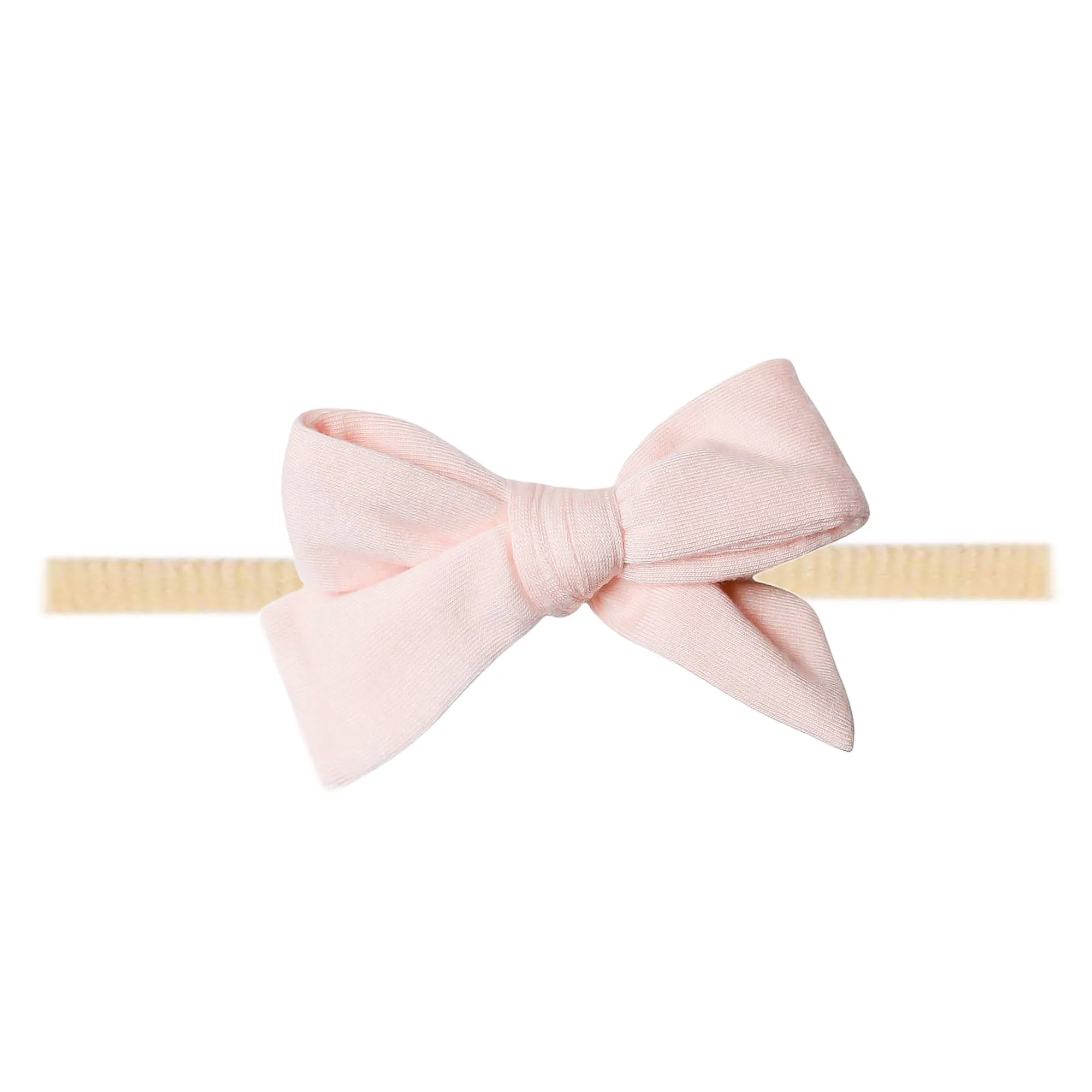 Classic Nylon Bow - Blush