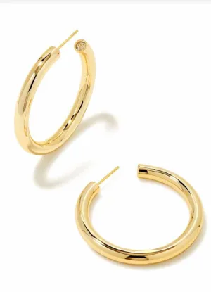 Colette LG Hoop Earring Gold by Kendra Scott