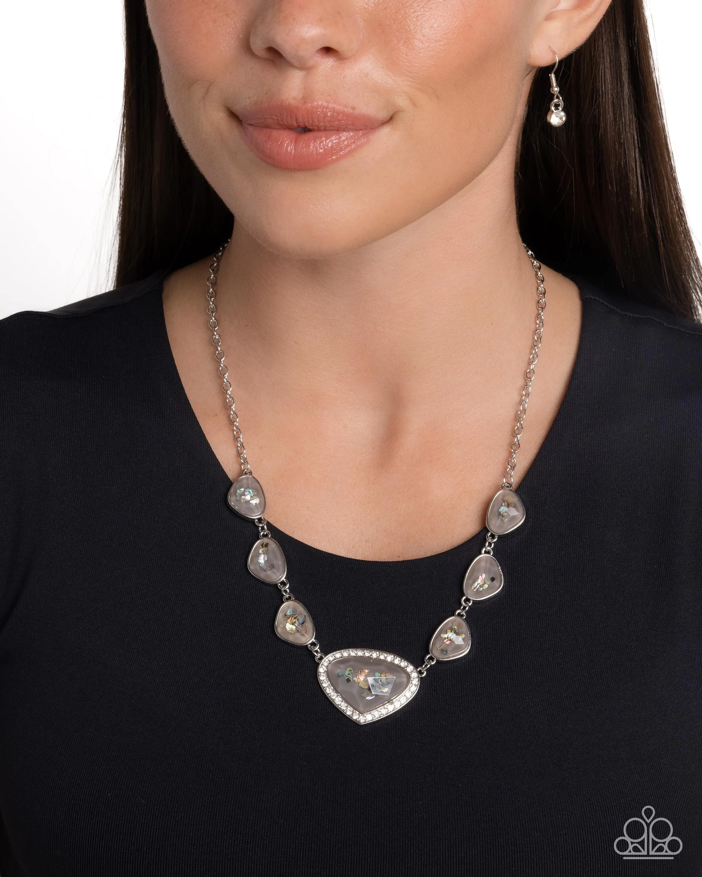 Discreet Dazzle - Silver Necklace