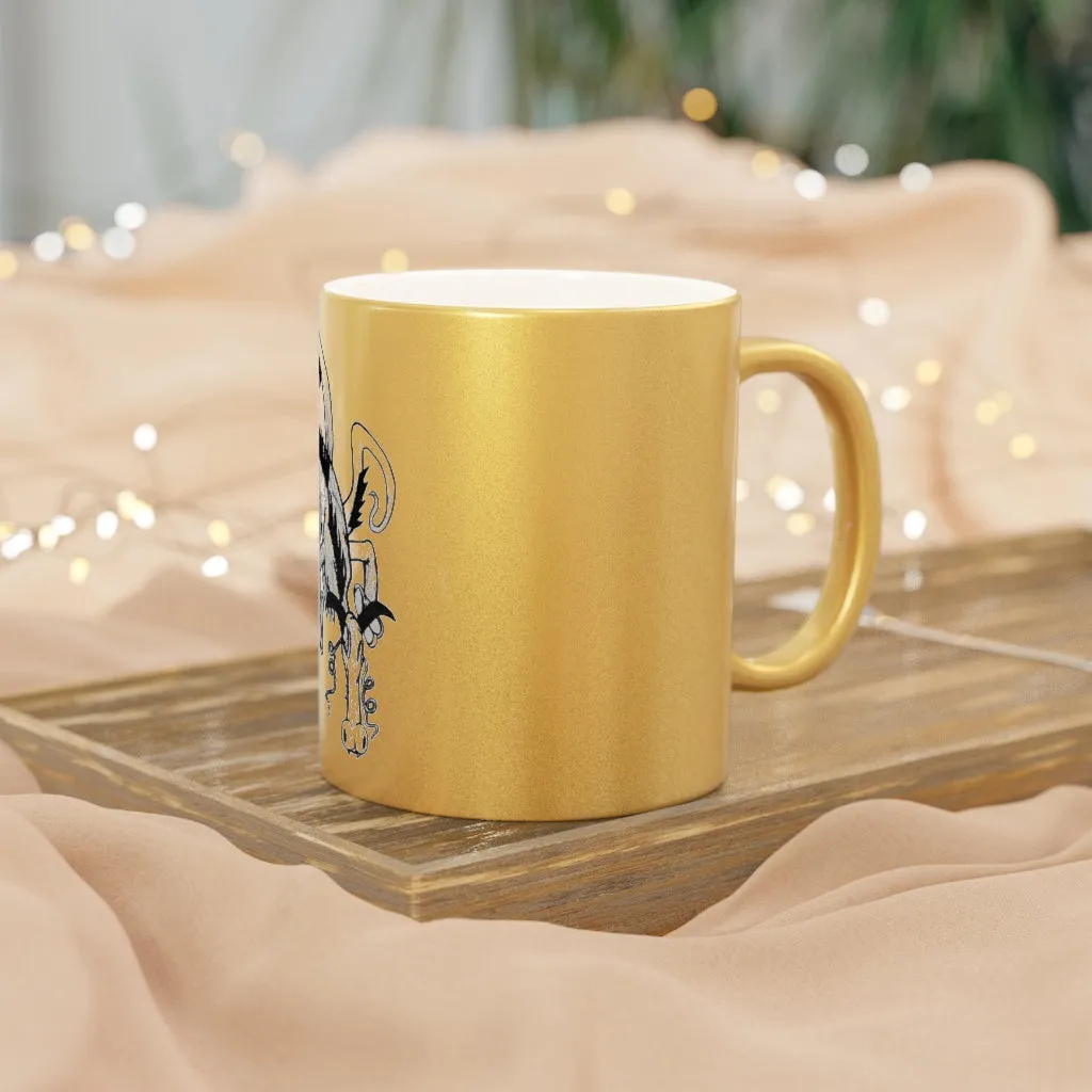 Dragon Metallic Mug (Silver / Gold)