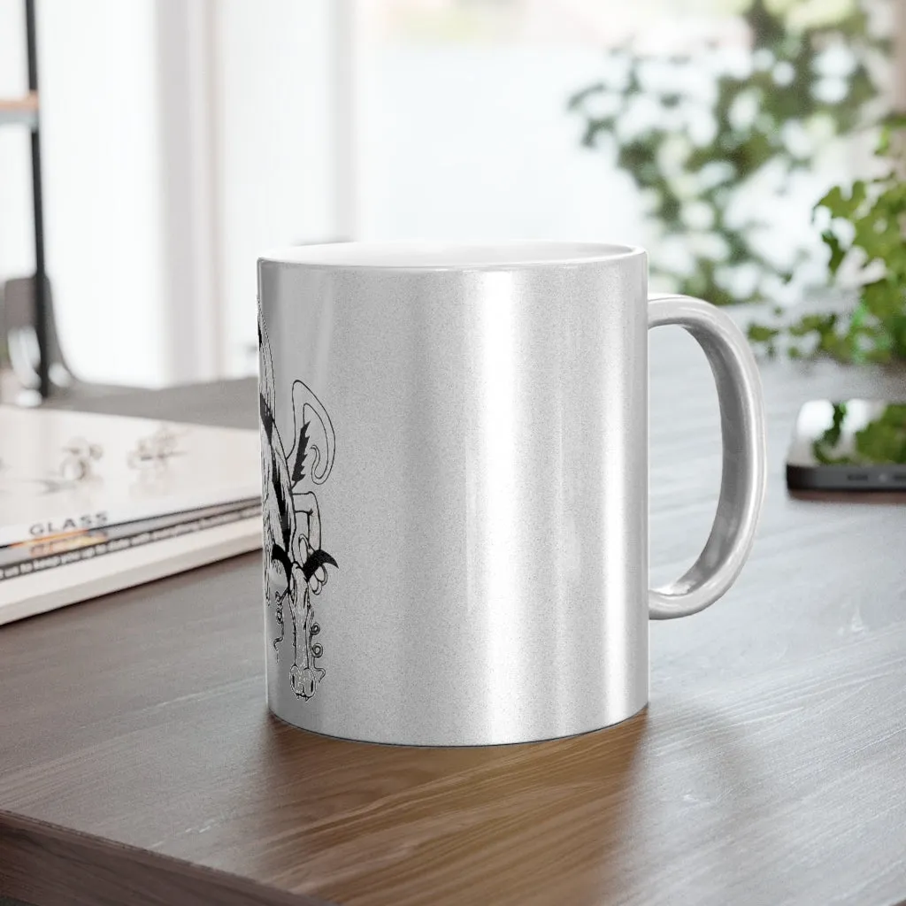 Dragon Metallic Mug (Silver / Gold)