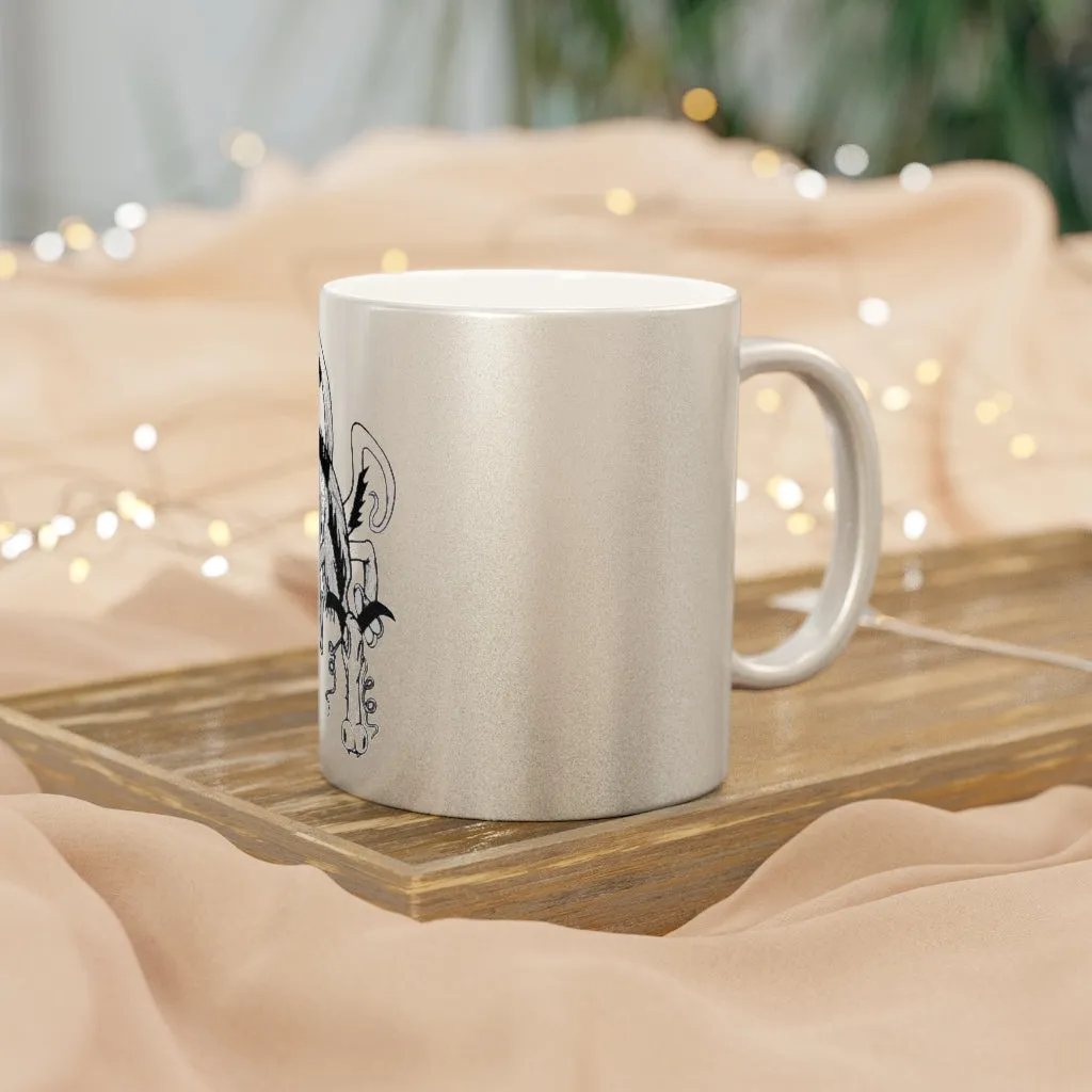 Dragon Metallic Mug (Silver / Gold)