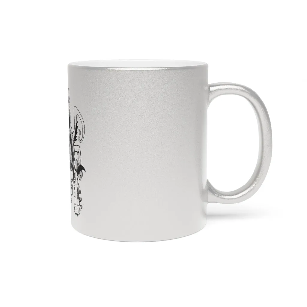 Dragon Metallic Mug (Silver / Gold)