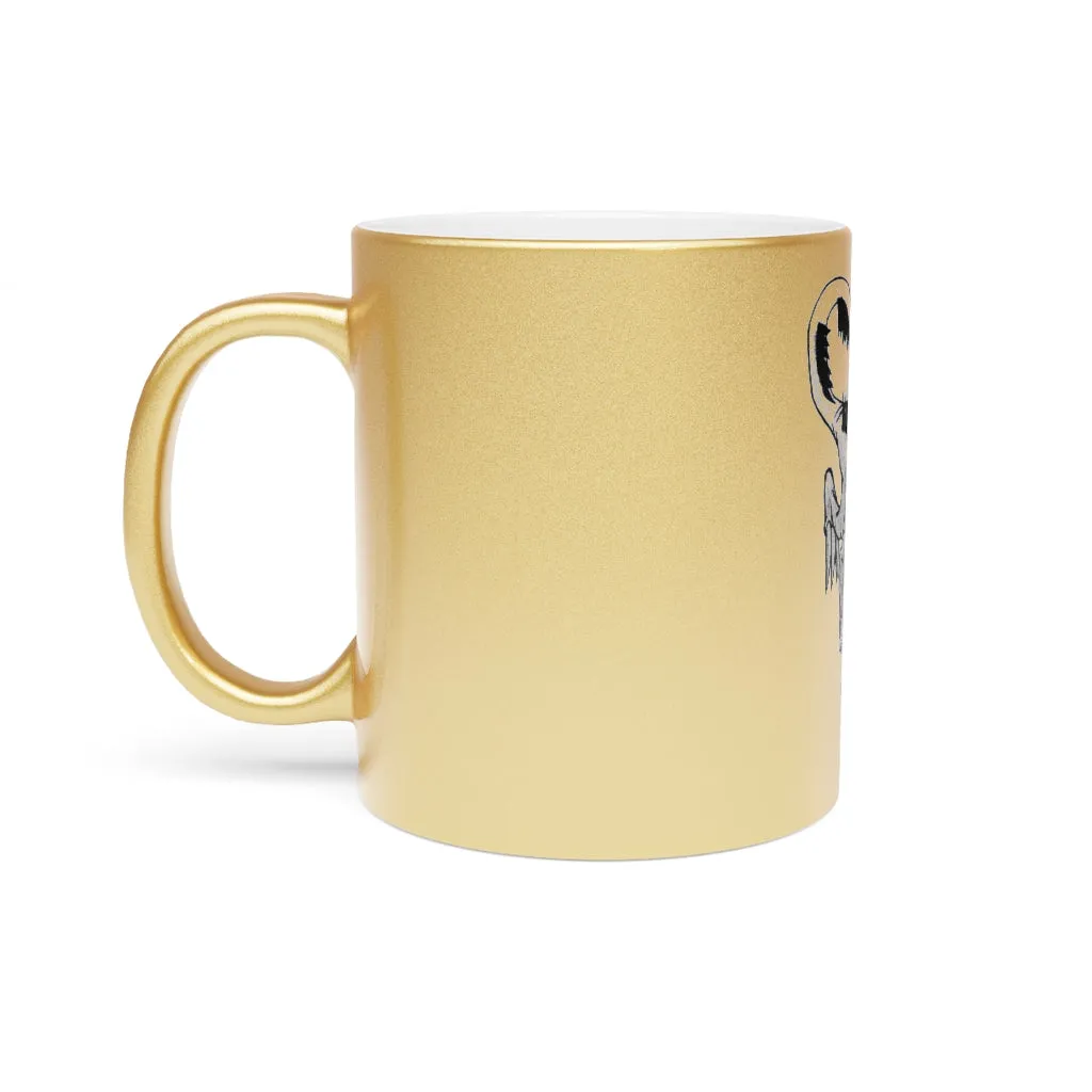 Dragon Metallic Mug (Silver / Gold)