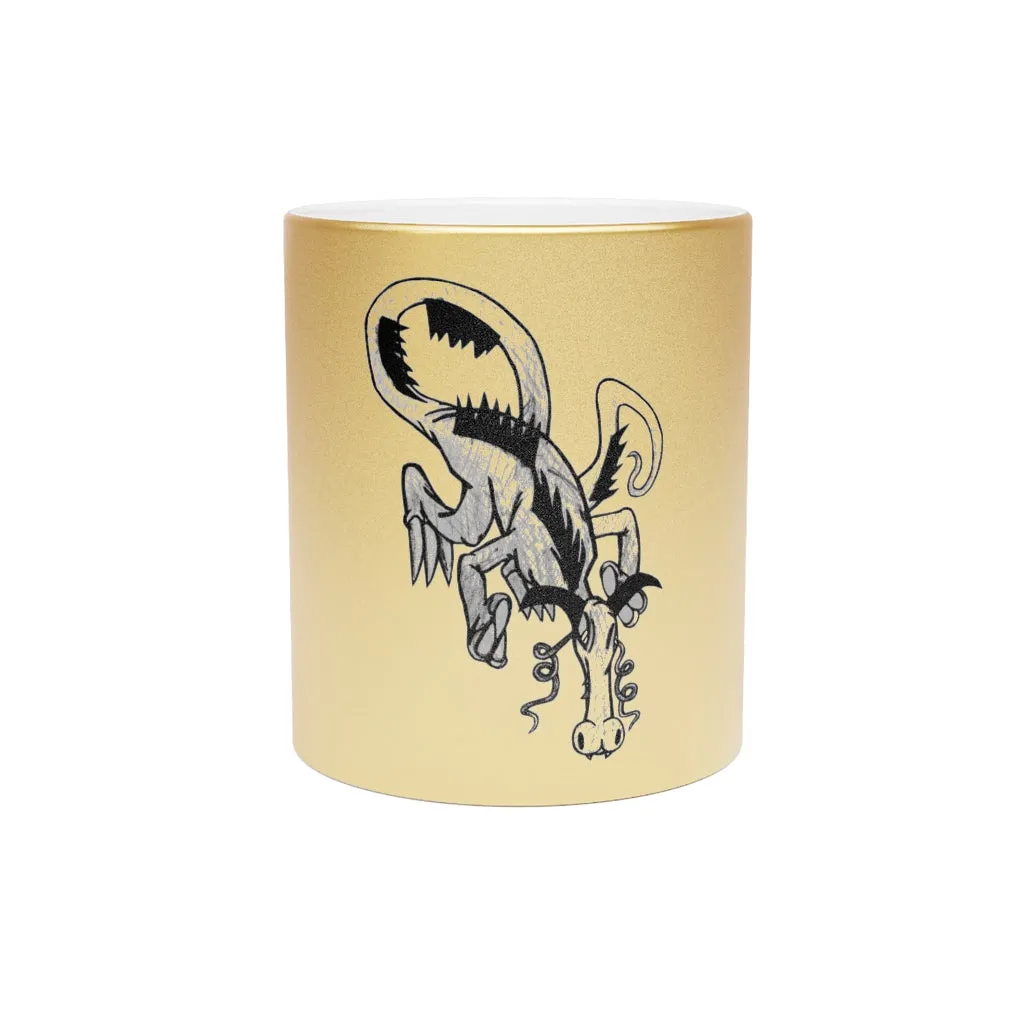 Dragon Metallic Mug (Silver / Gold)