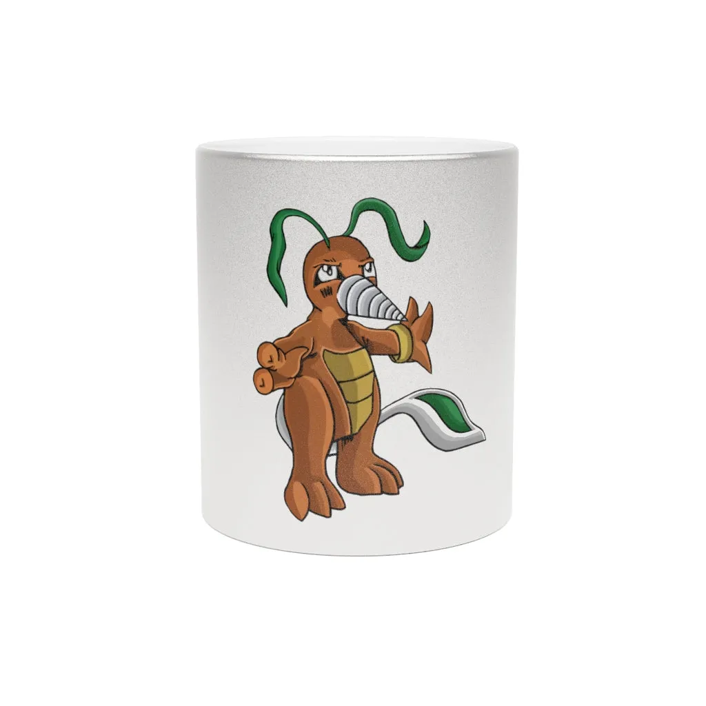 Drillbug Metallic Mug (Silver / Gold)