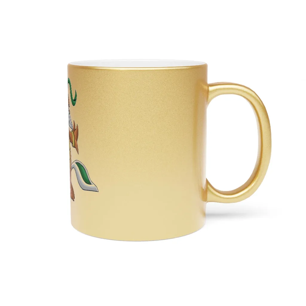 Drillbug Metallic Mug (Silver / Gold)