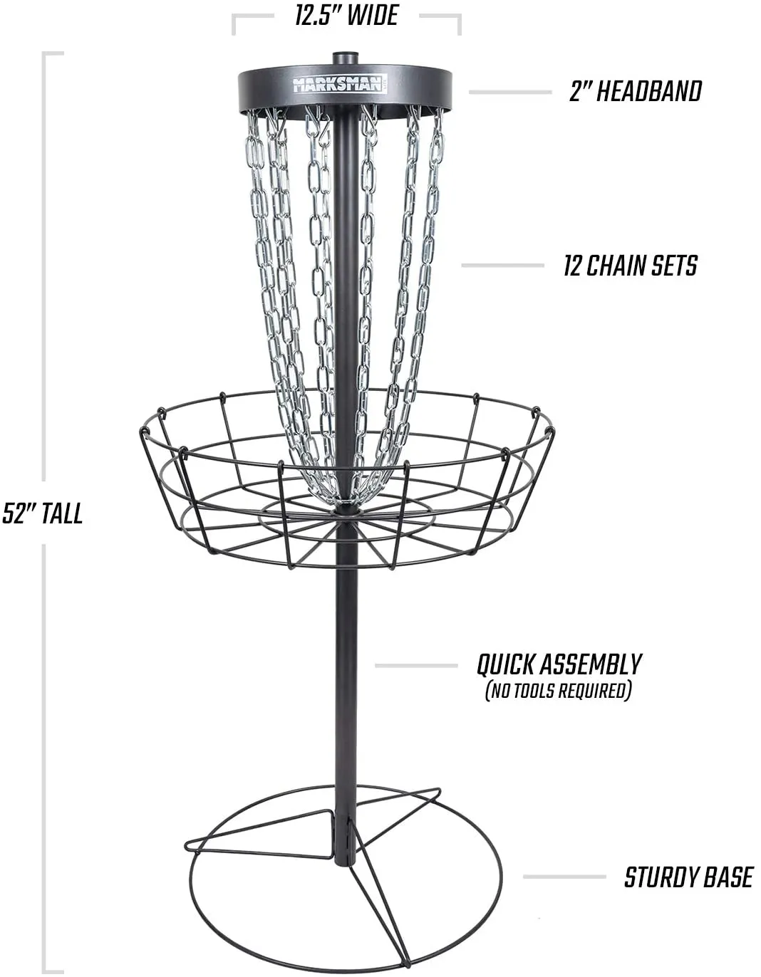 Dynamic Discs Marksman Lite Portable Disc Golf Target (Basket)