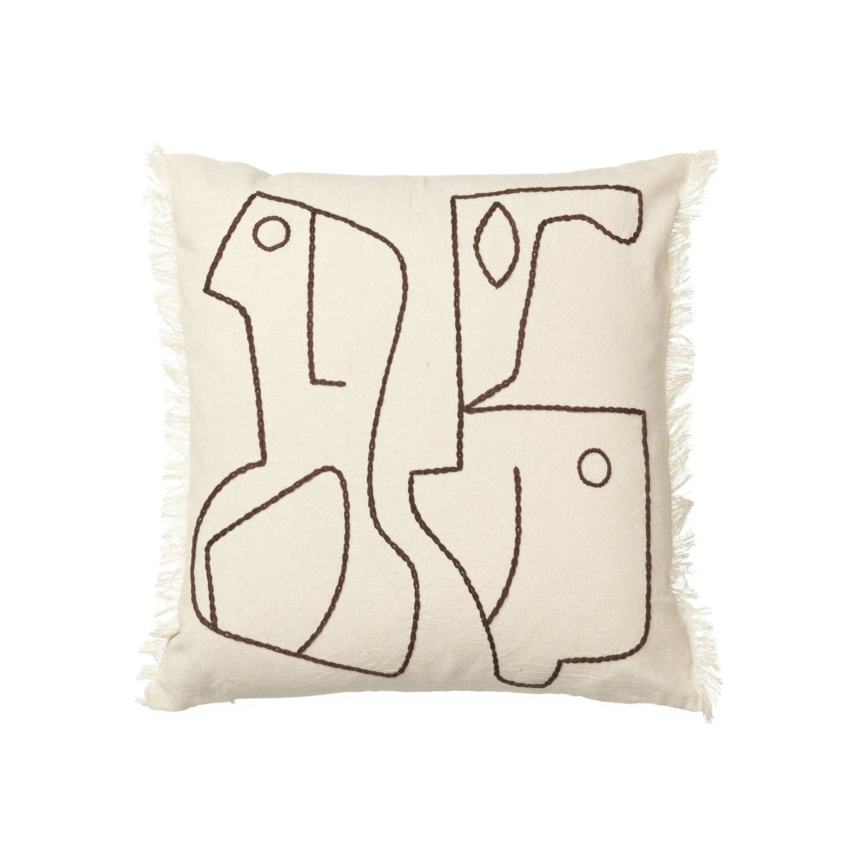 Figure Throw Pillow