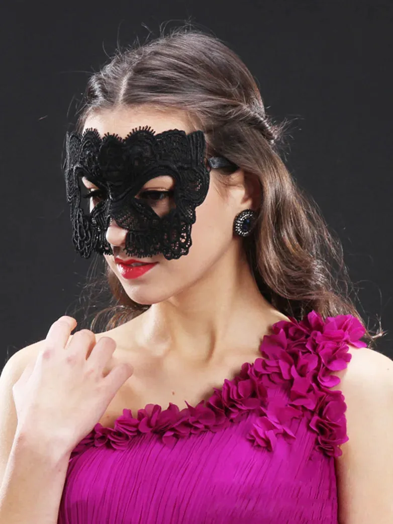 Halloween Cosplay Accs 2024-Vampire Ball Eyepatch