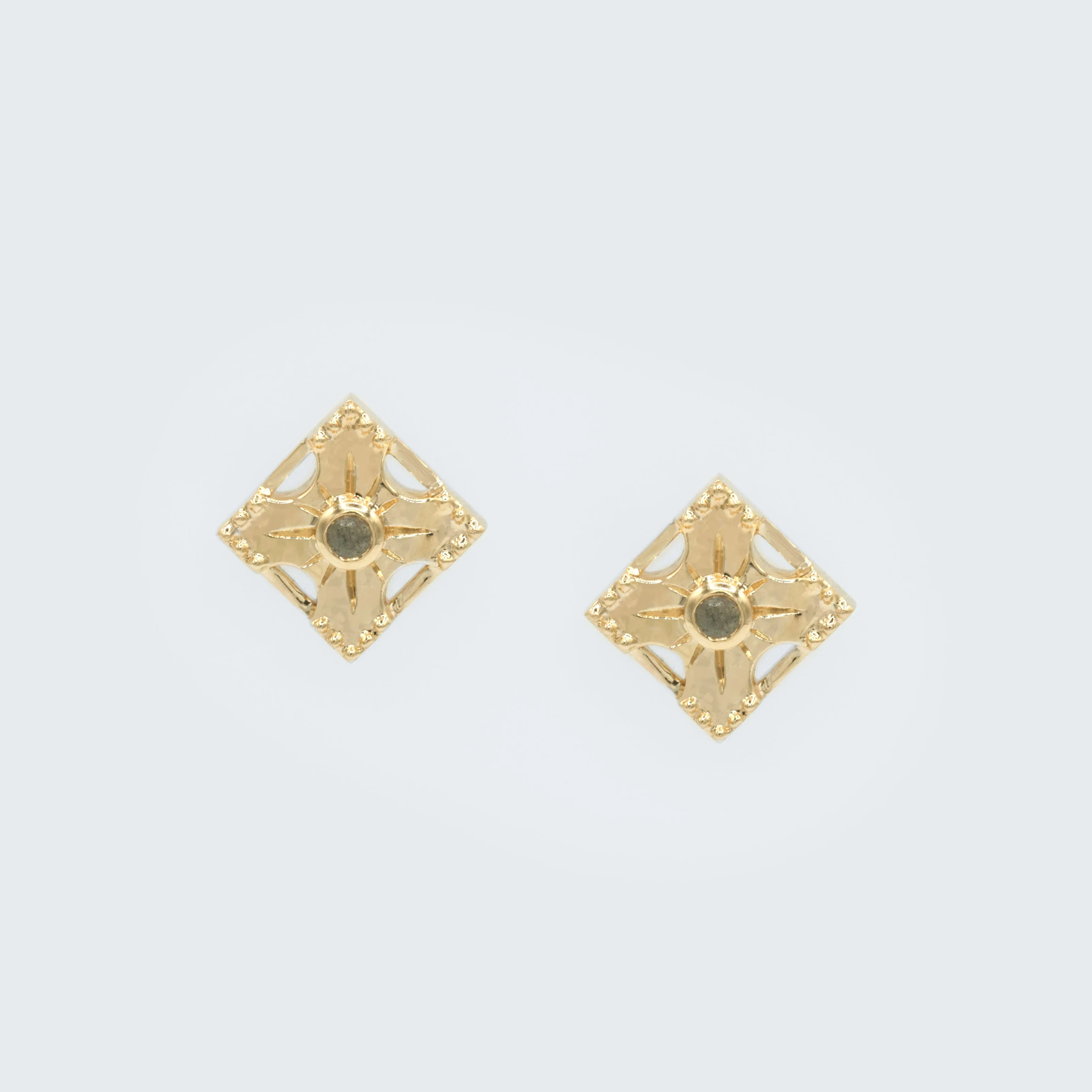 Harmony Gemstone Stud Earrings - Single Stone