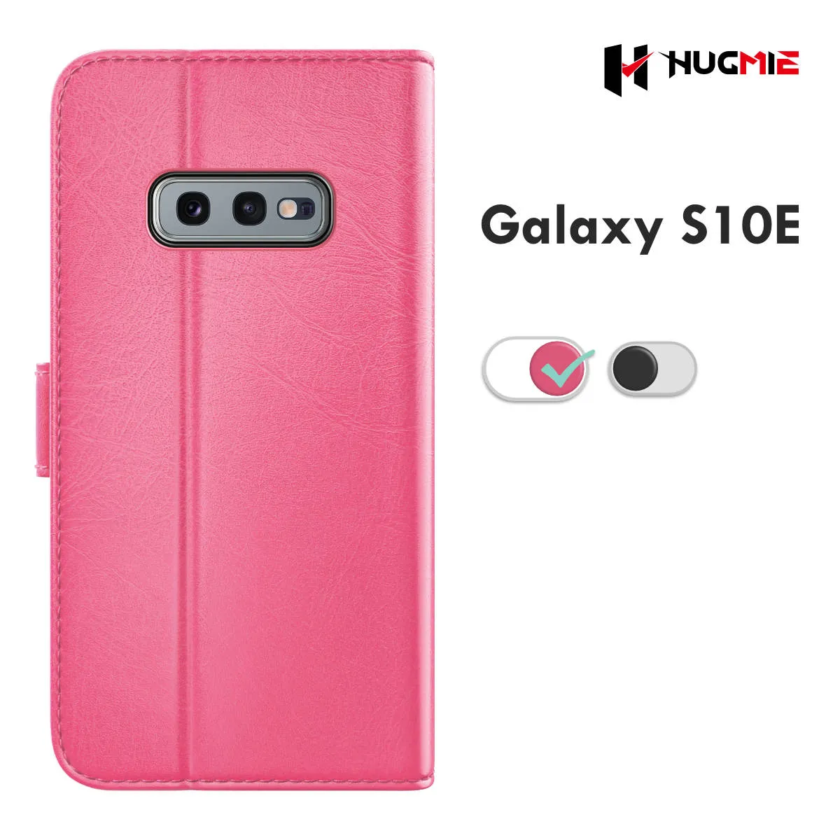 Hugmie® Classic Series Samsung Galaxy S10e Leather Folio Case