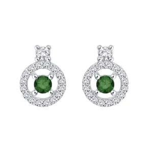 KATARINA 1/2 cttw Diamond Halo Earrings