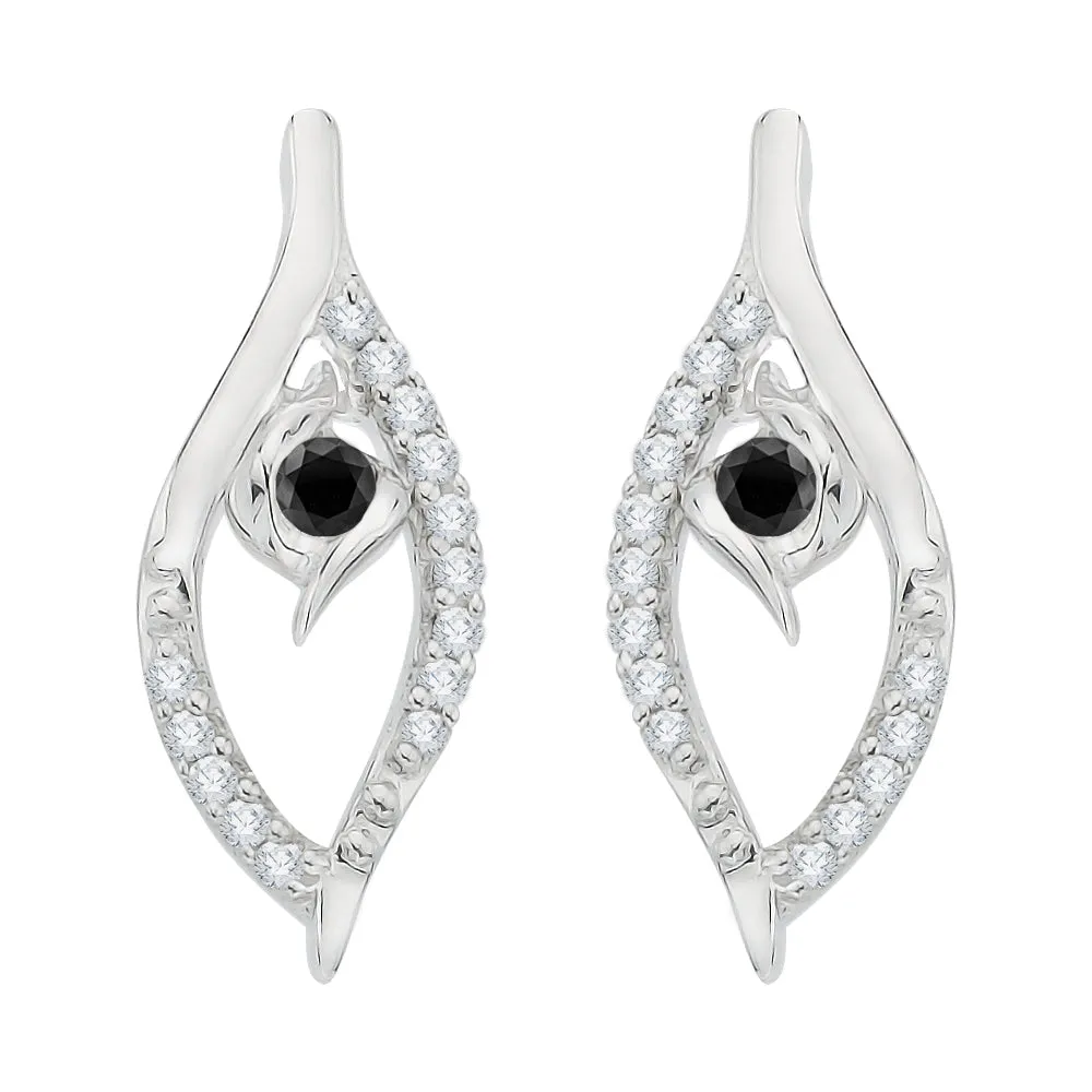 KATARINA Center Diamond Fashion Earrings (1/6 cttw GH, I2/I3)