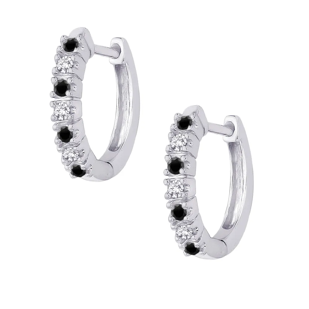 KATARINA Diamond Huggie Earrings (1/4 cttw GH, I2/I3)