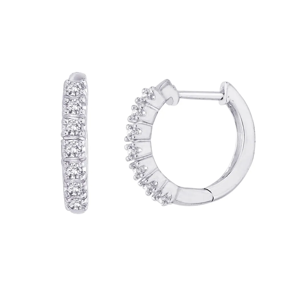 KATARINA Diamond Huggie Earrings (1/4 cttw GH, I2/I3)