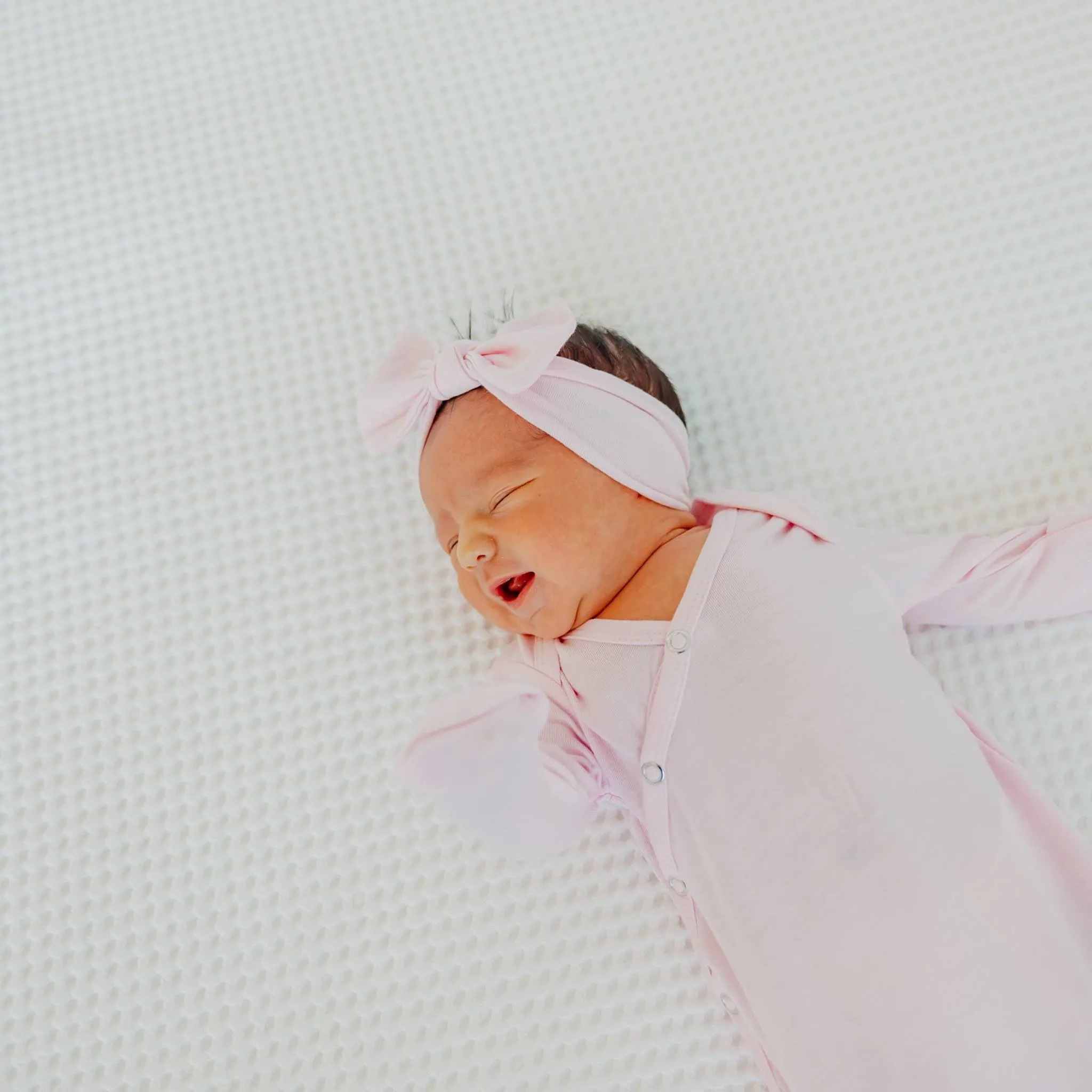 Knit Headband Bow - Blossom