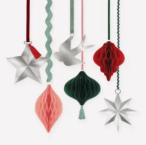 Large Hanging Decorations (x 6)