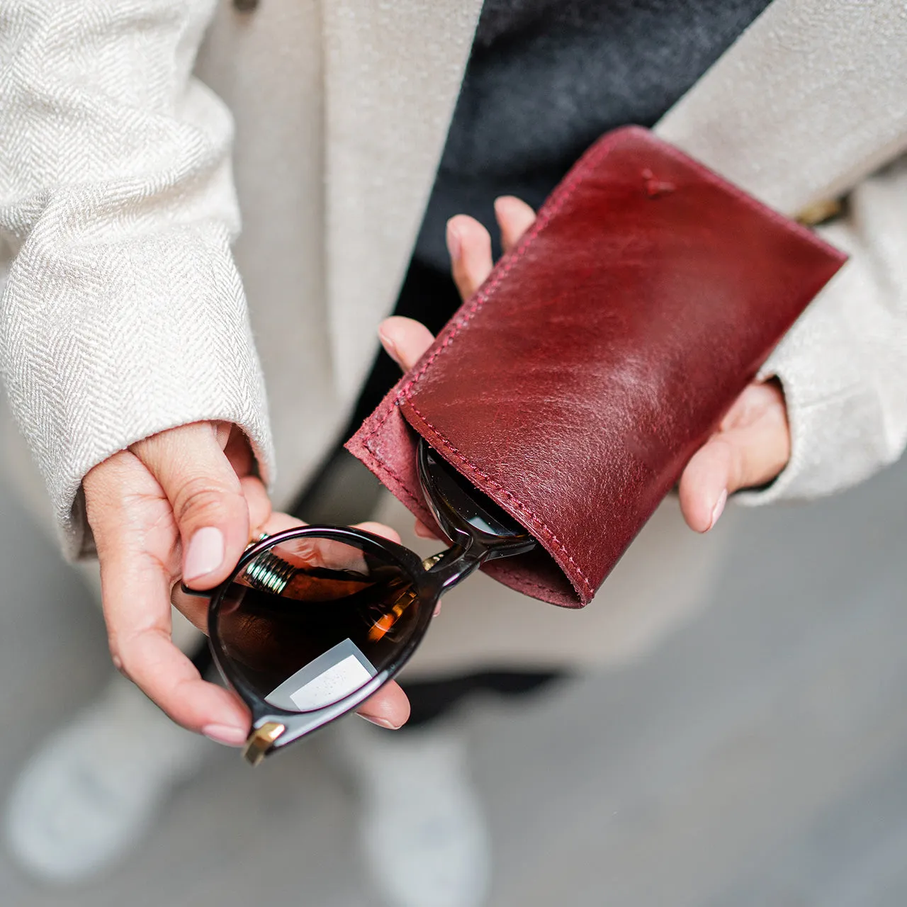 Leather Shades Sleeve