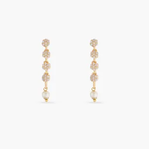 Luciana Delicate CZ Earrings