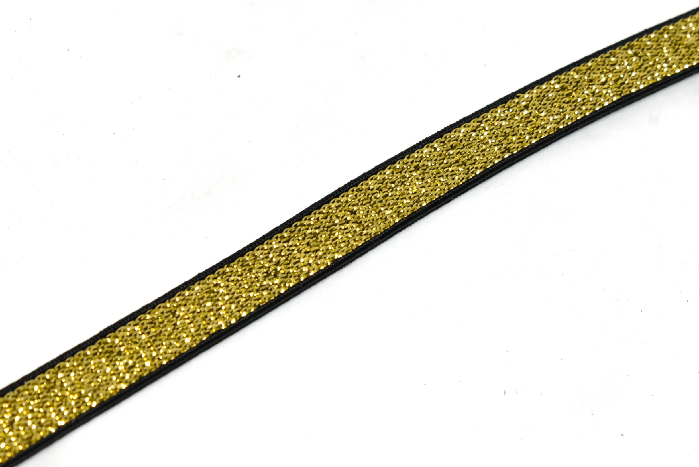 Metallic Elastic Trim 0.38" - 1 Yard