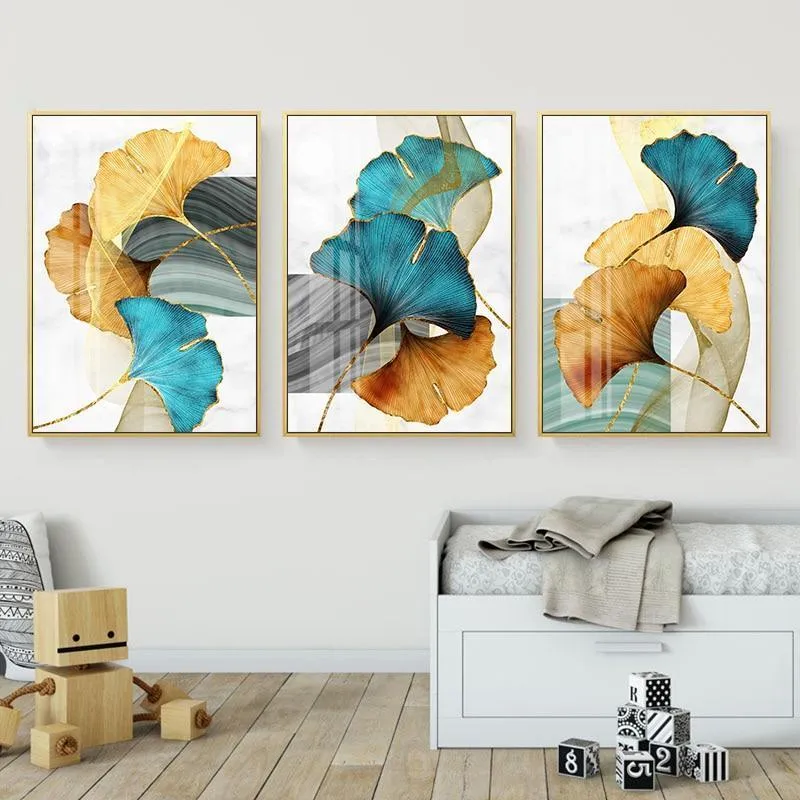 Modern Abstract Art Canvas Prints - 3 Pcs Set (60x80cm)