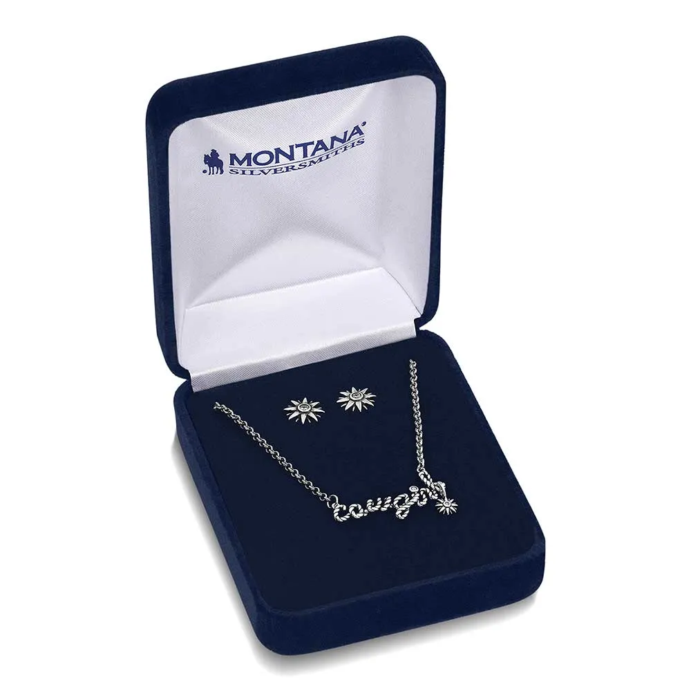 Montana Silversmiths "For the Cowgirl" Necklace & Earring Set