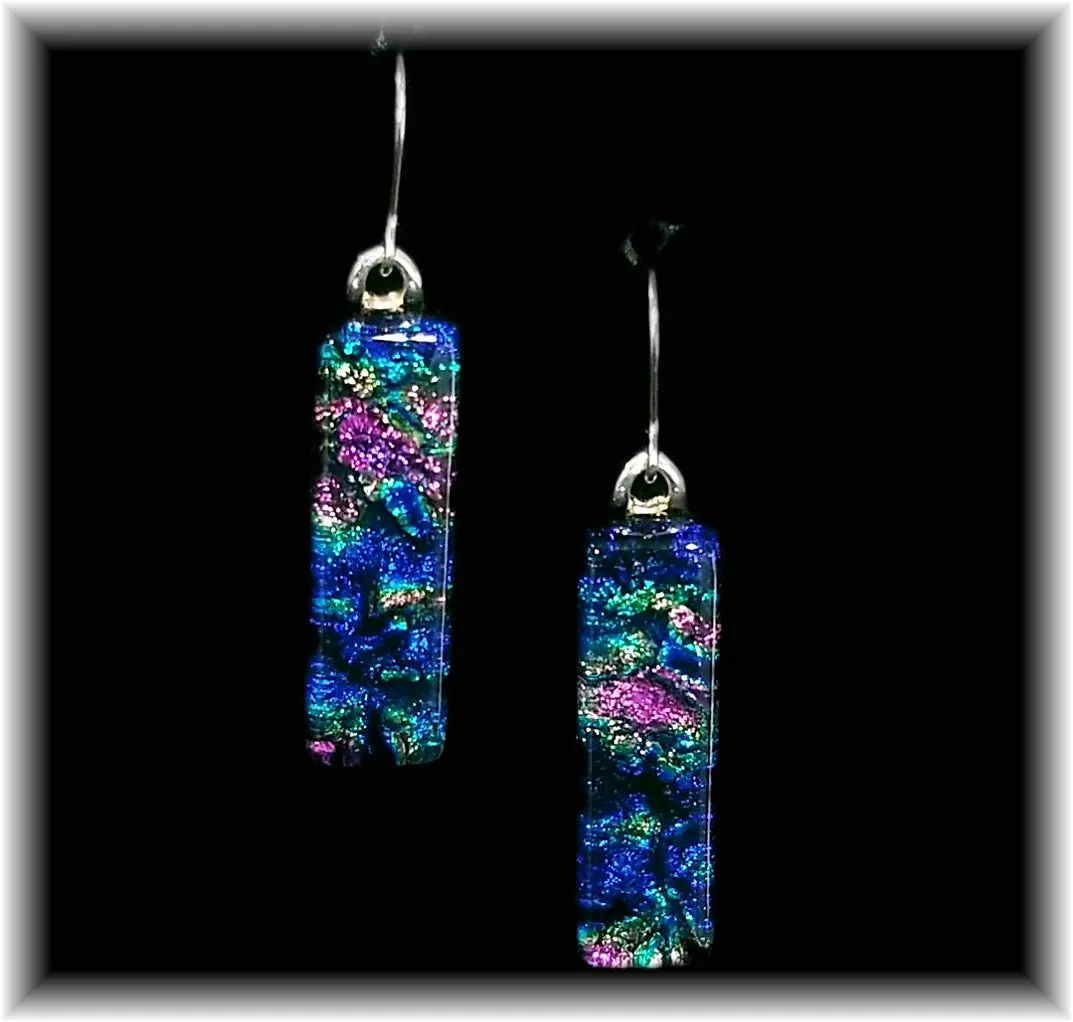 Multi Long Rectangle Dangle Earrings