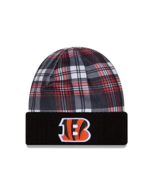 New Era Men's NFL Cincinnati Bengals Sideline 24 Statement Cuffed Knit Toque