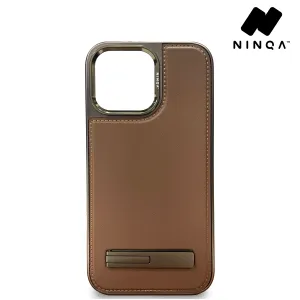 NINQA Leather Case with Stand for iPhone 16 Pro Max